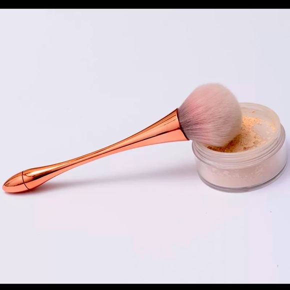 Other - Large Rose Gold Foundation Powder Blush Brush